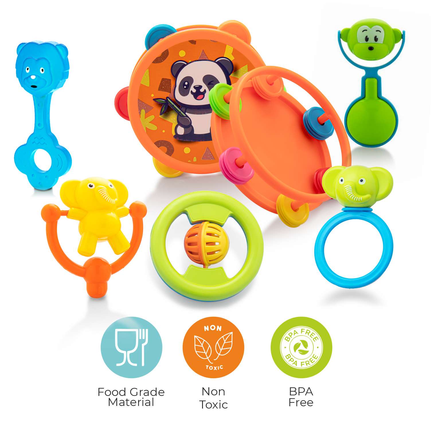 Fun and engaging baby rattle