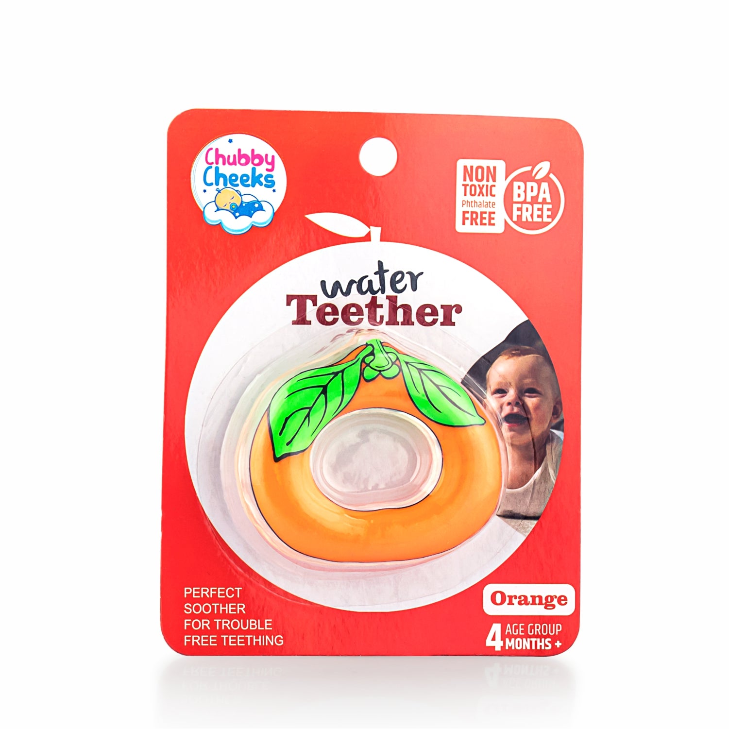 Soft, flexible water teether set for babies