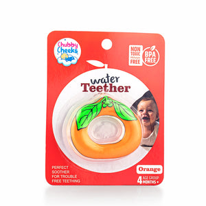 Soft, flexible water teether set for babies
