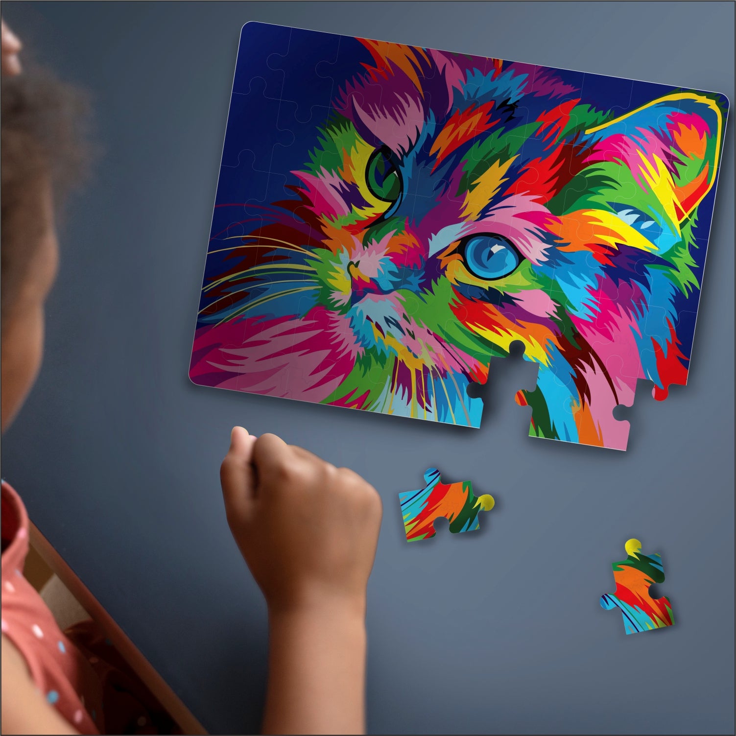 Pop - Art Jigsaw Animal puzzle set for kids