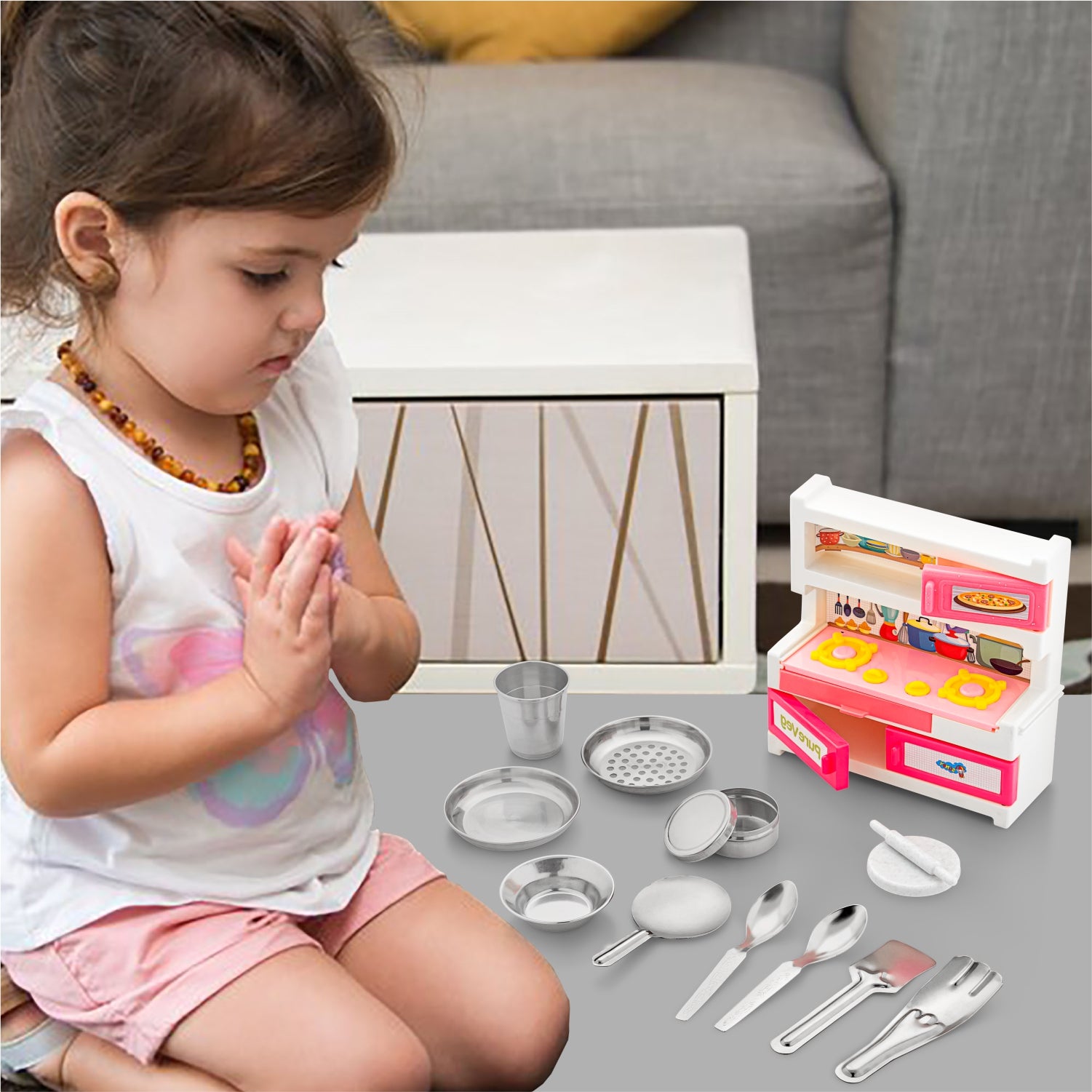 Pure Veg Kitchen Set