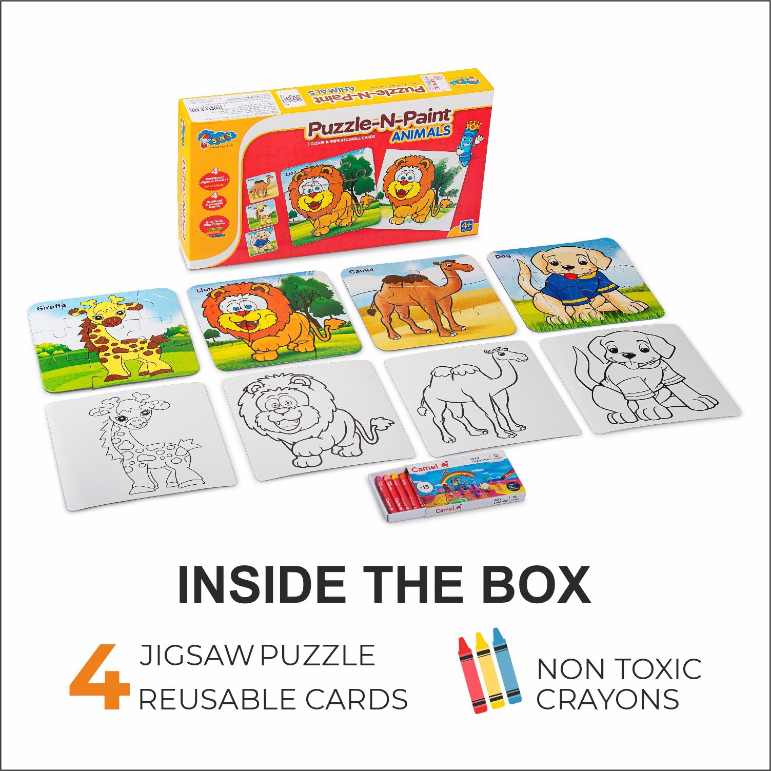 Paint Alphabet set perfect for kids to learn and play