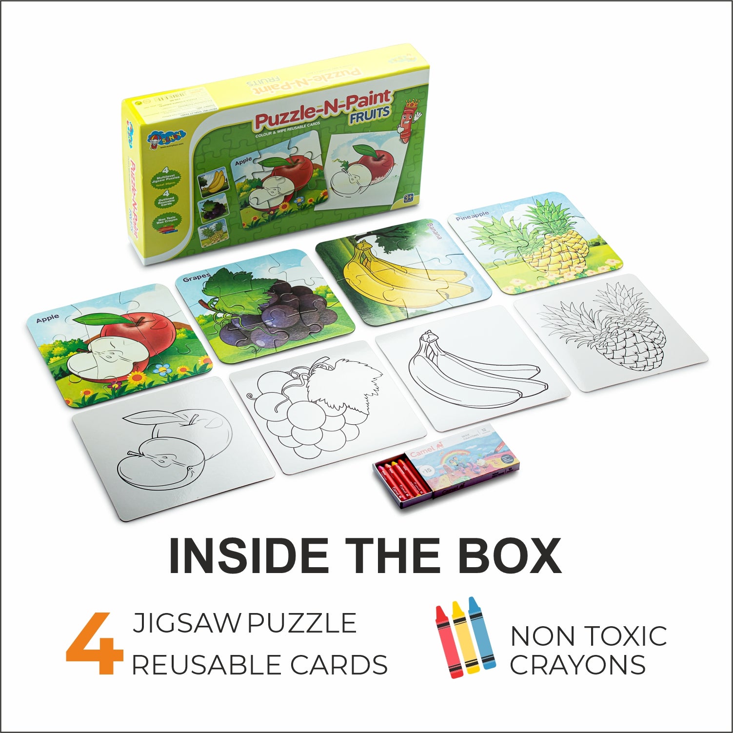 Educational jigsaw puzzle toy for children 4+ years