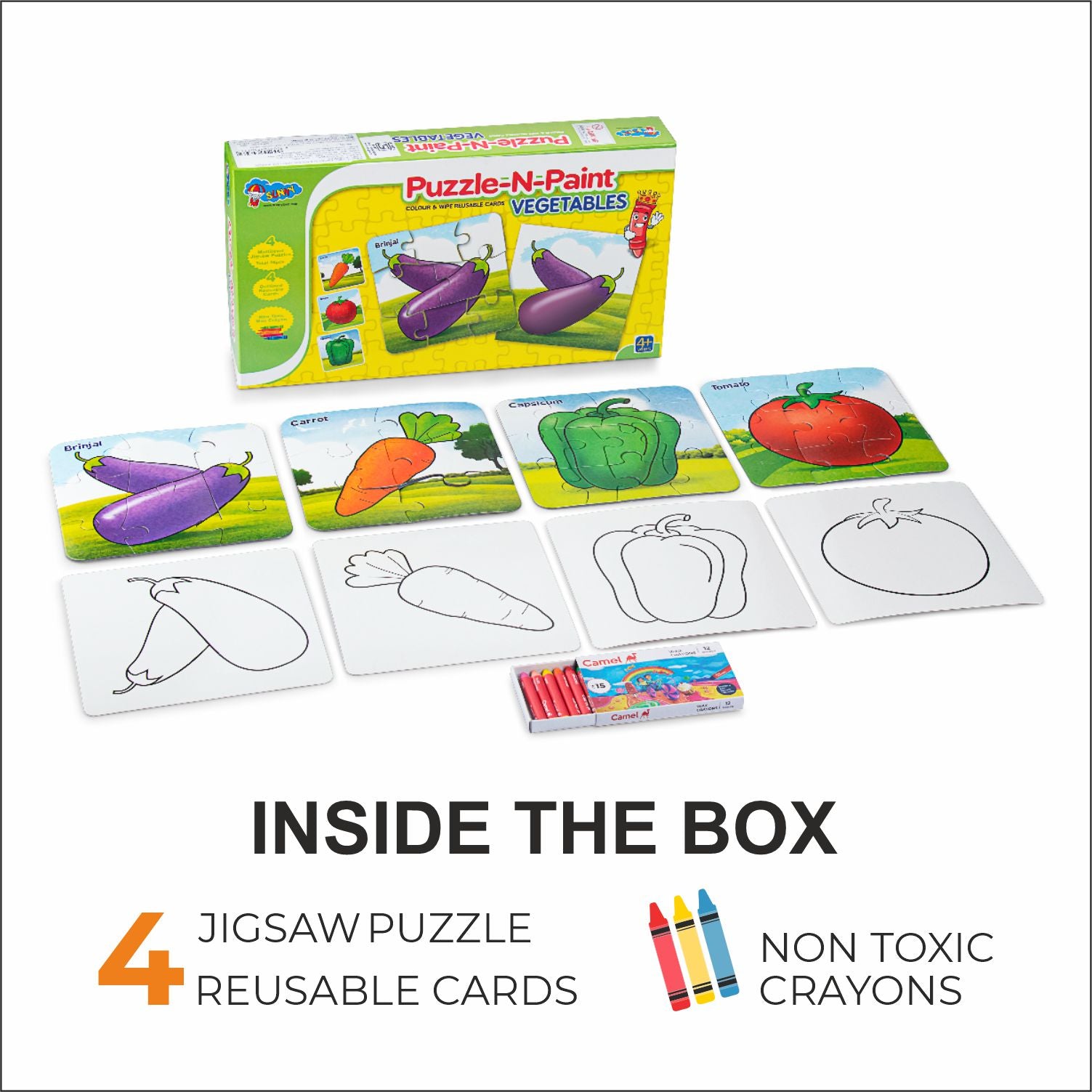 Paint Alphabet set perfect for kids to learn and play