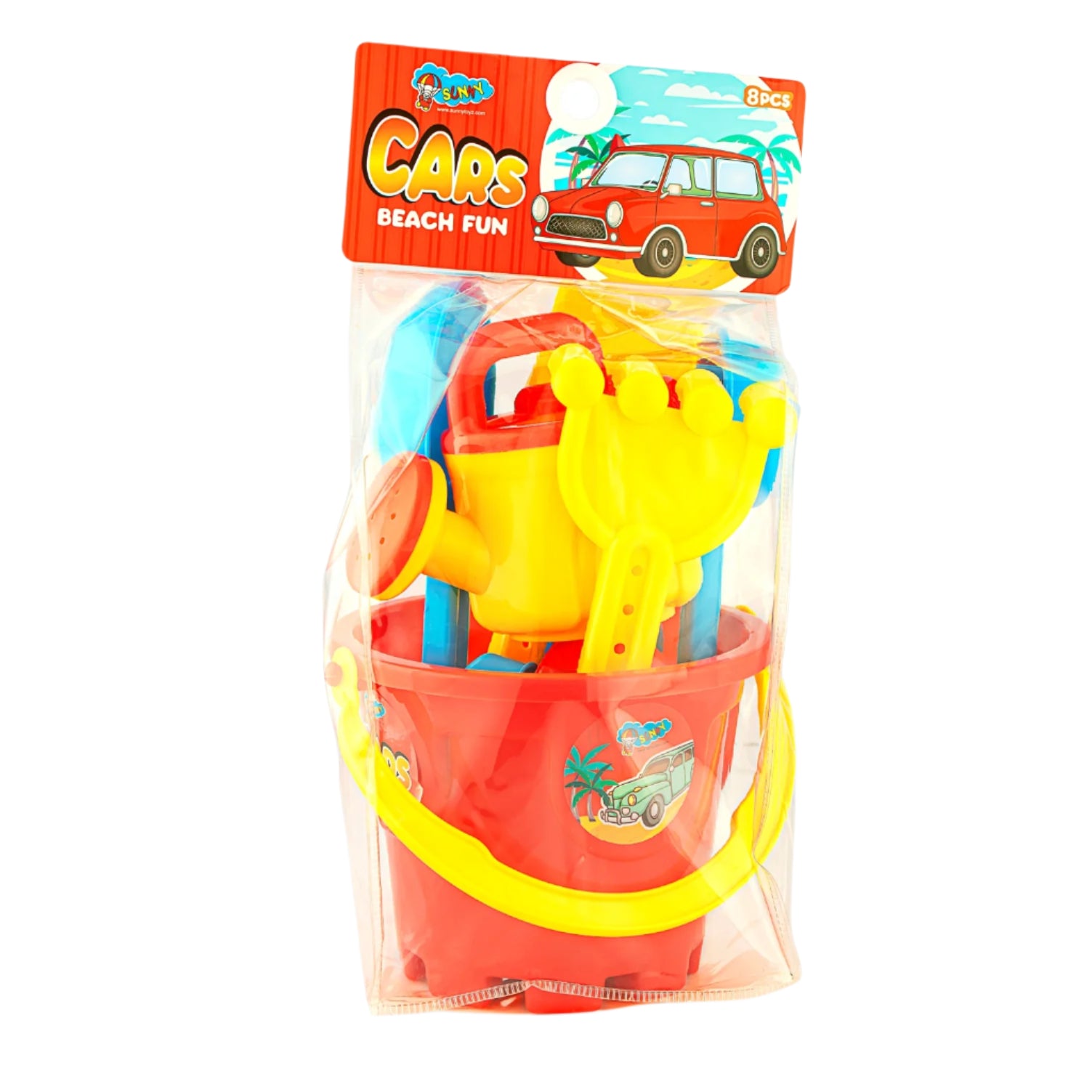 Red Cars Beach Set