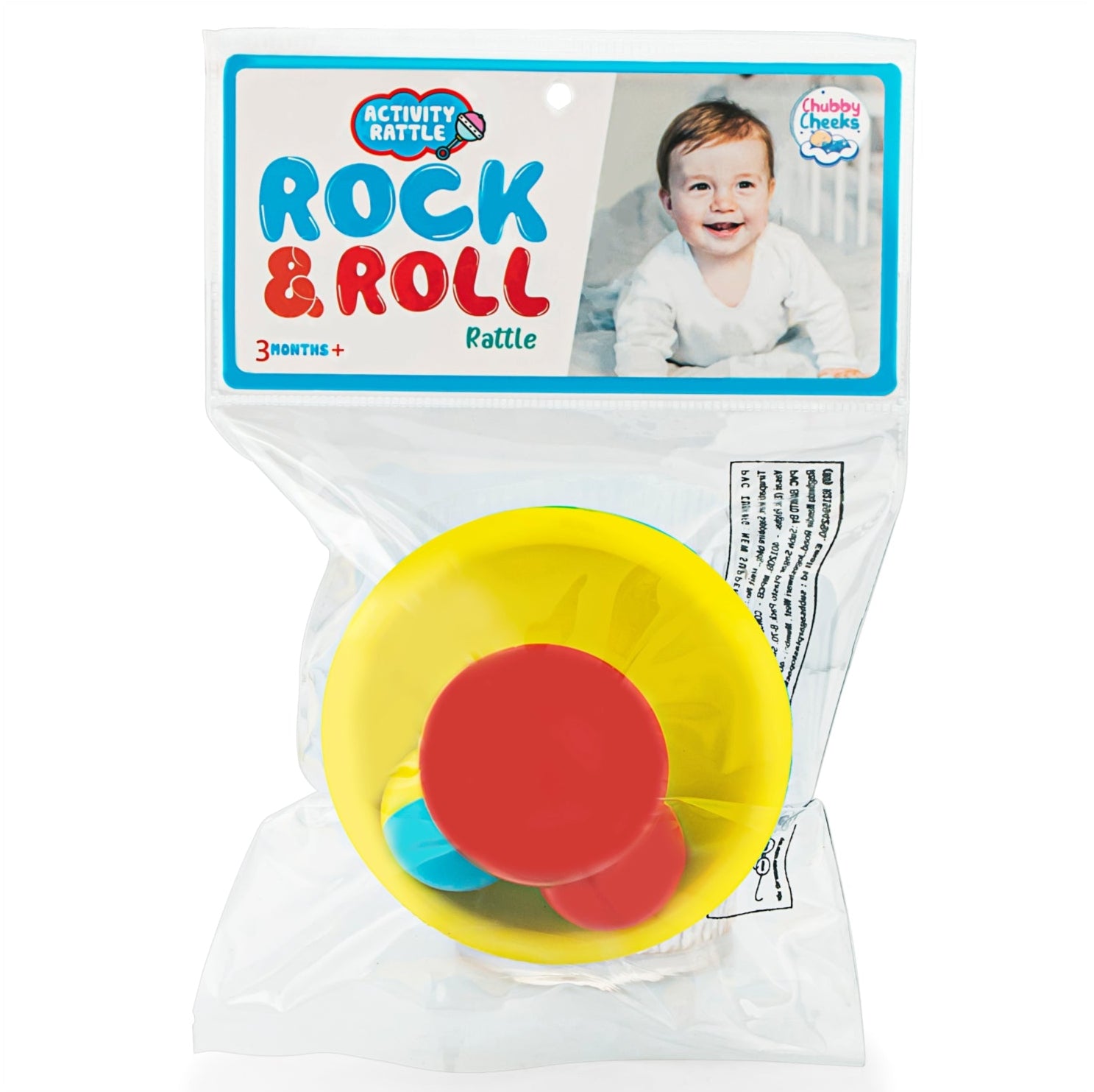 Vibrant, easy-to-grip rattle