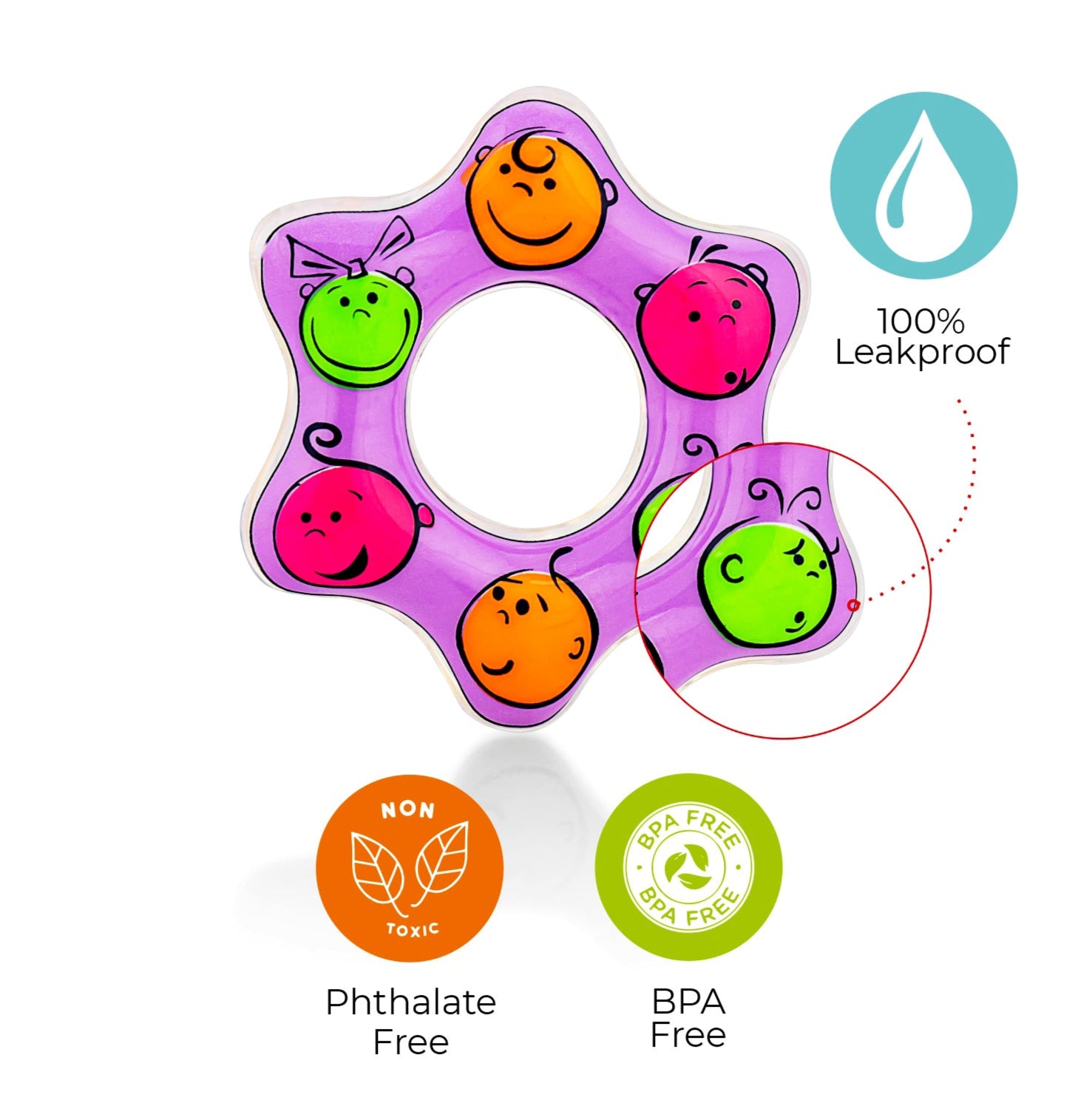  Star Shape Baby Teether