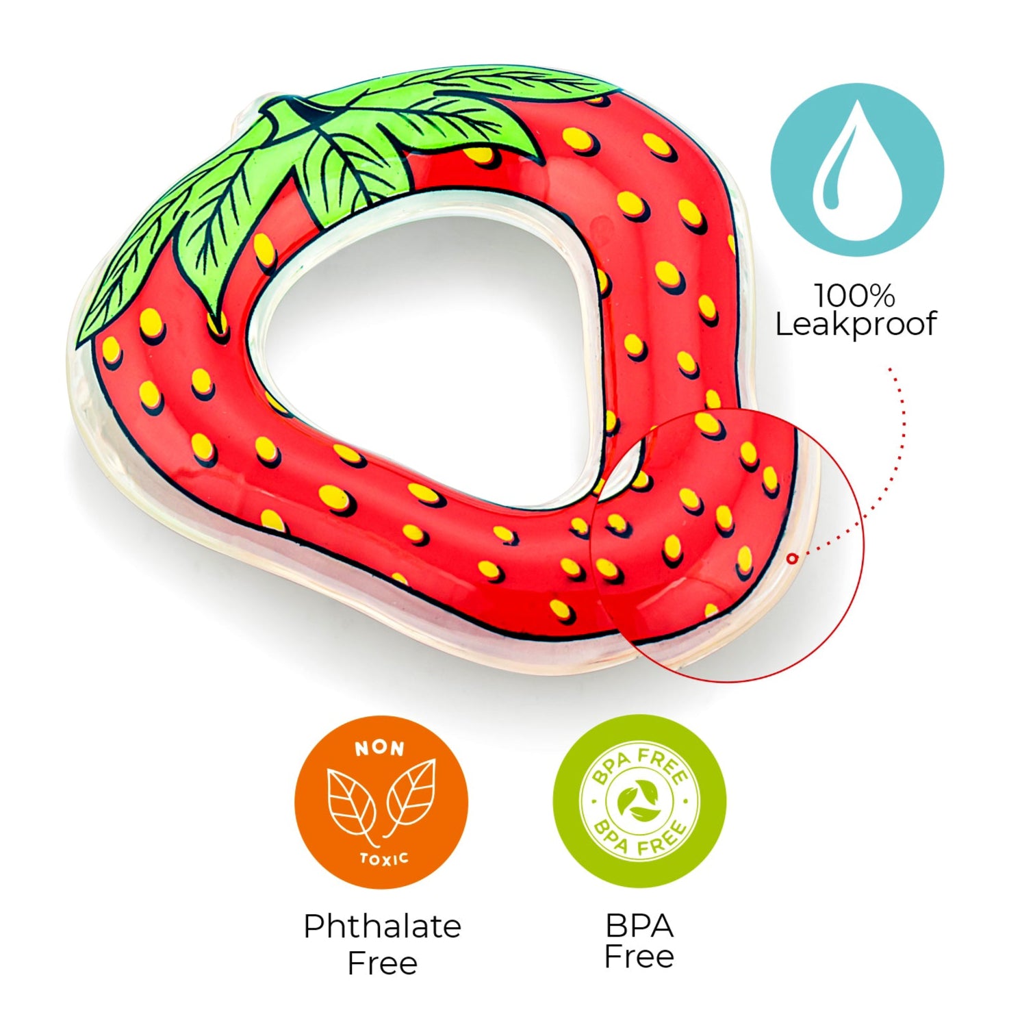 Strawberry Water Teether