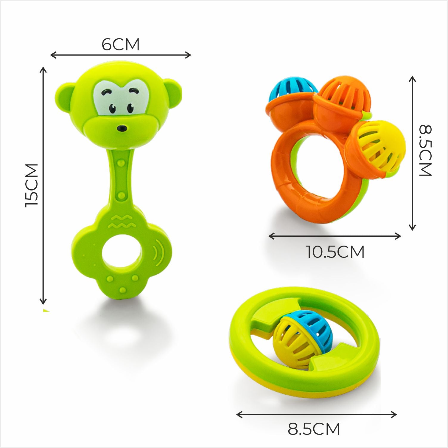  ideal for 3-month-olds and up