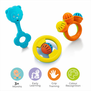 Colourful melody so sweet rattle for babies