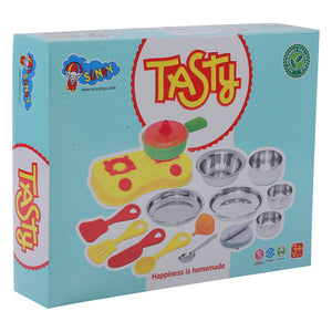 Stainless Steel Tasty-Pure Veg Kitchen Set toys for kids