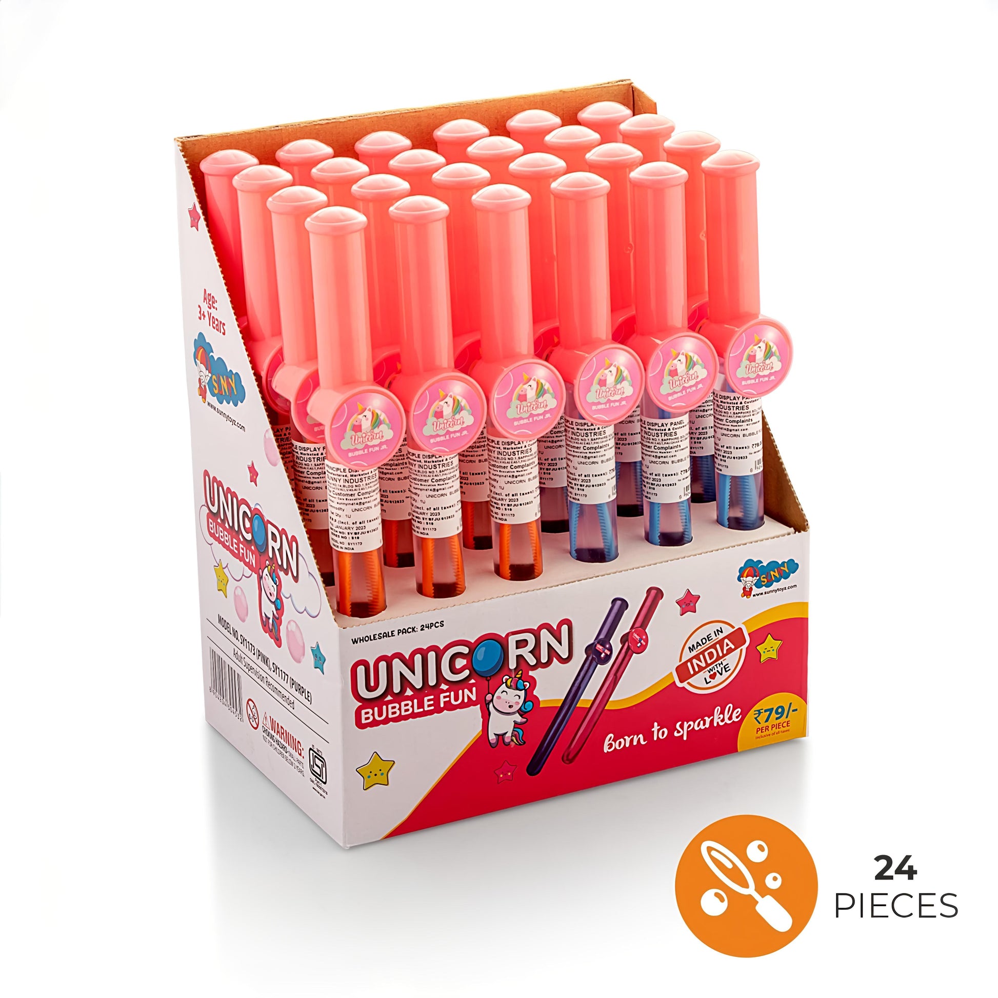 Unicorn Bubbles Party Pack Fun for ages 3 to 99