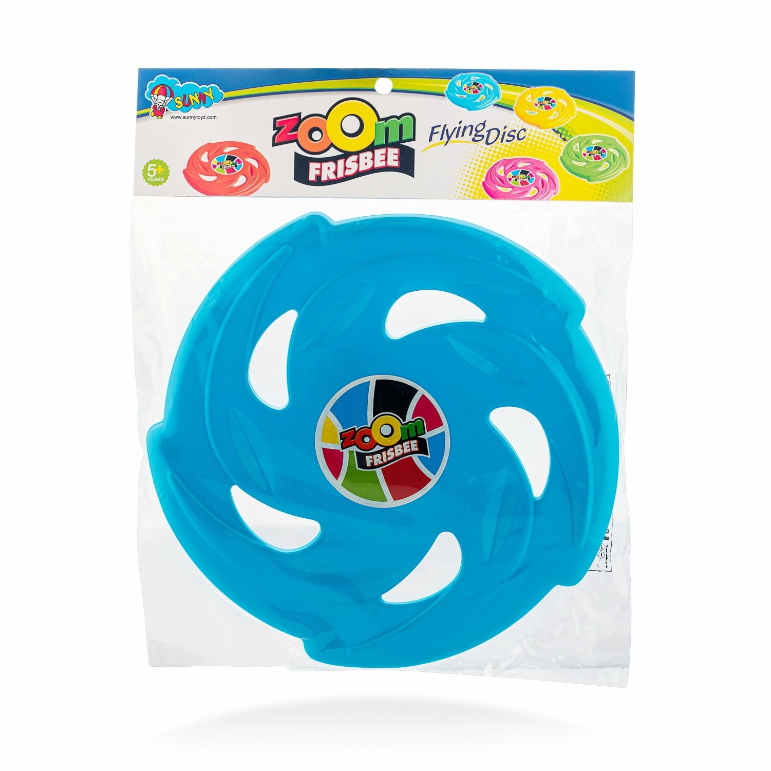 zoom frisbee in blue color